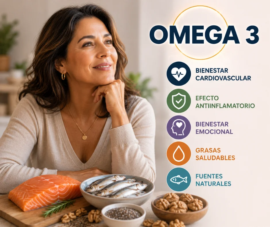 Omega-3- bienestar cardiovascular y emocional.