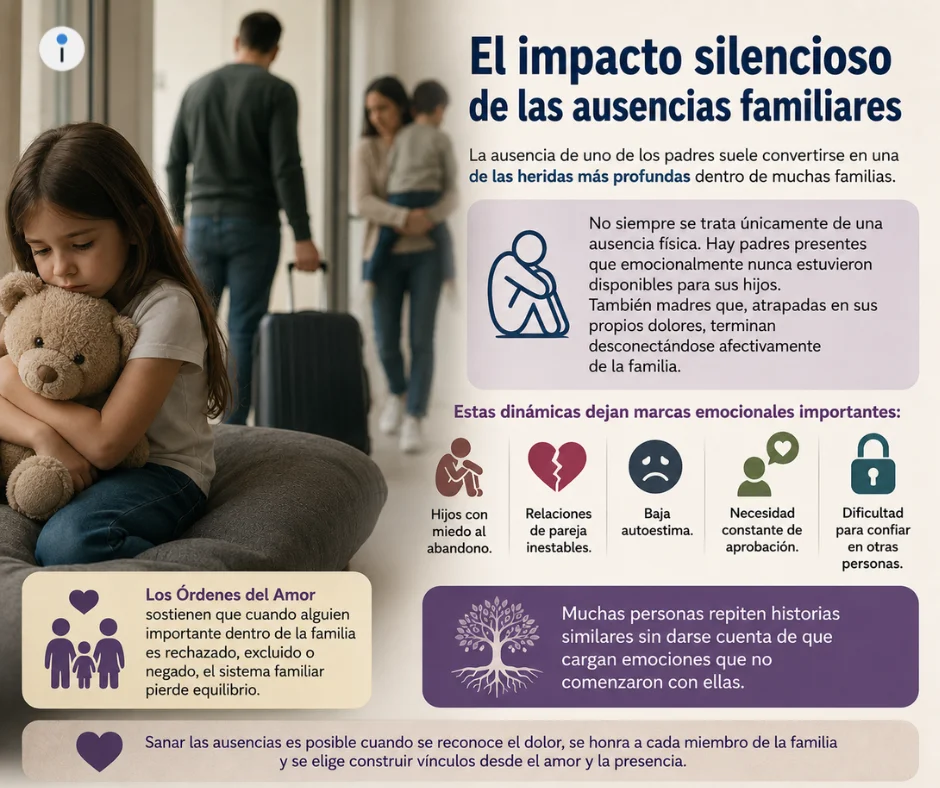 La ausencia de uno de los padres suele convertirse en una de las heridas más profundas dentro de muchas familias.