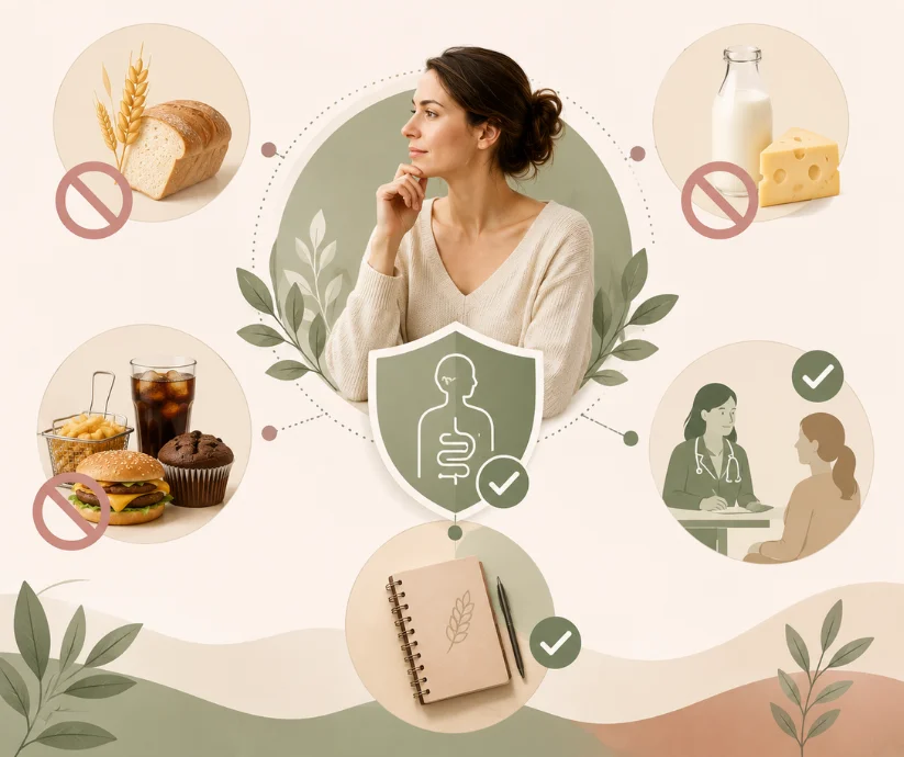 Gluten, lácteos y sensibilidades- cuidado con eliminar sin guía.