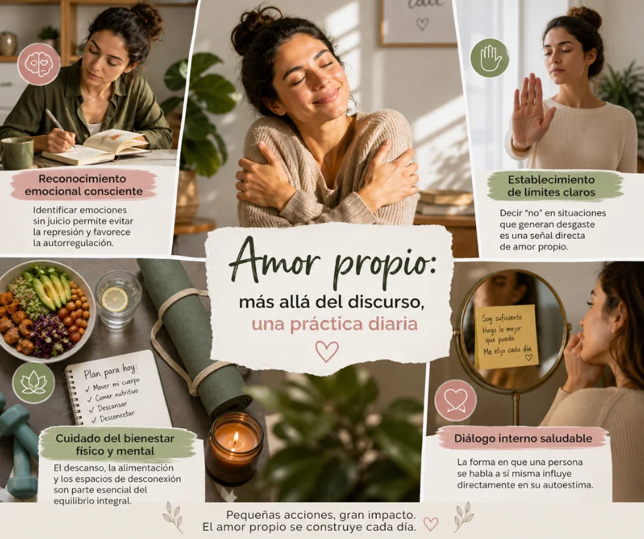 Amor propio, más allá del discurso, una práctica diaria.
