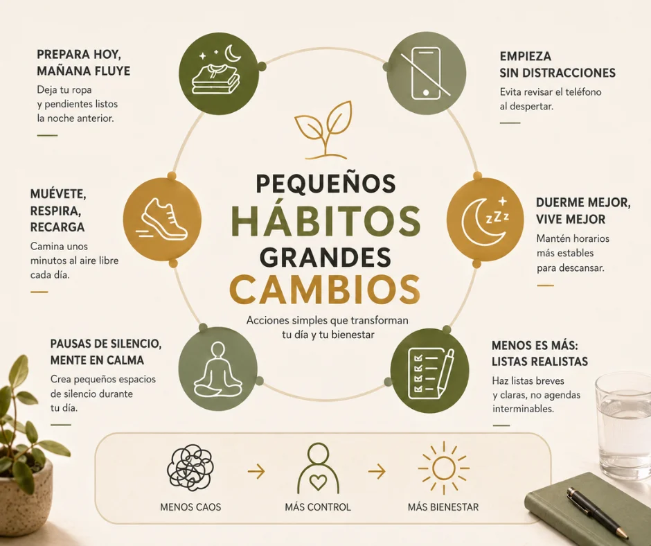 los cambios más importantes no vienen de decisiones drásticas, sino de acciones constantes.