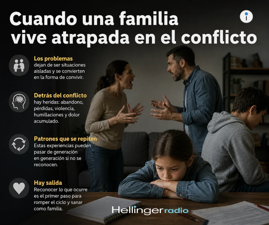 Cuando una familia vive atrapada en el conflicto.
