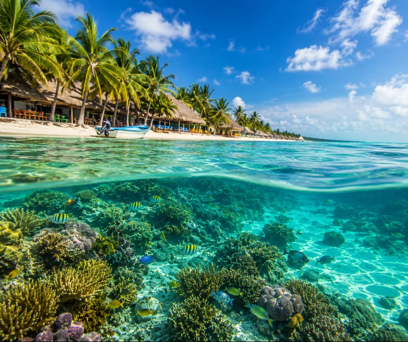 Mahahual forma parte de la Costa Maya, una zona del sur de Quintana Roo.