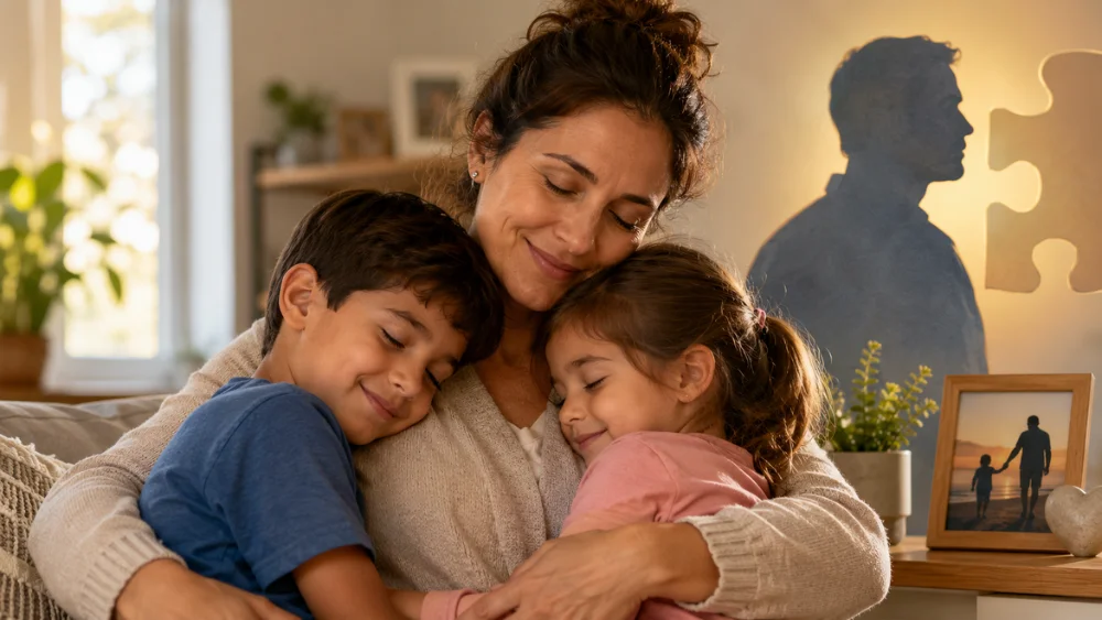 Madres solteras- cuando una familia pequeña también puede estar completa.