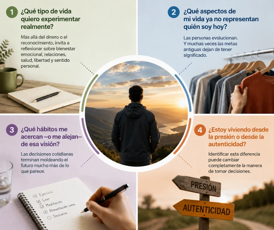 Cómo construir una visión de vida más consciente.