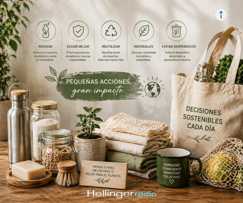 El minimalismo ecológico no requiere cambios extremos, sino decisiones sostenidas en el tiempo