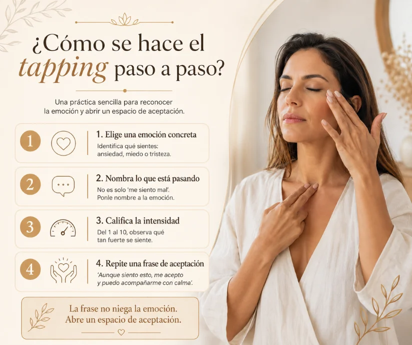 ¿Cómo se hace el tapping paso a paso?