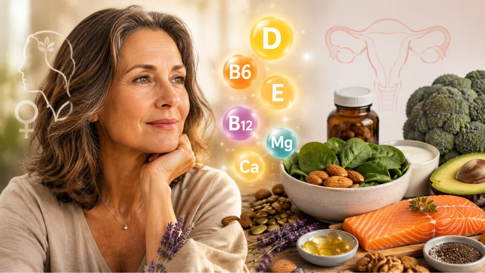 Vitaminas clave en la premenopausia y menopausia para sentirte mejor cada día.