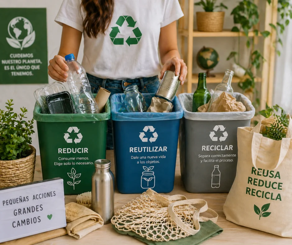 Reducir, reutilizar y reciclar, más allá de una regla básica