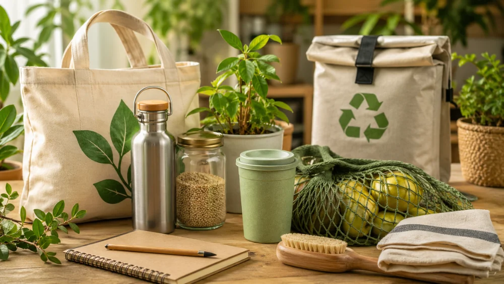 Hábitos ecológicos diarios en casa con prácticas sostenibles