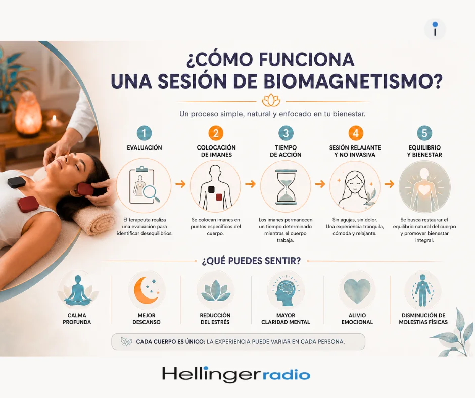 ¿Cómo funciona una sesión de biomagnetismo?.