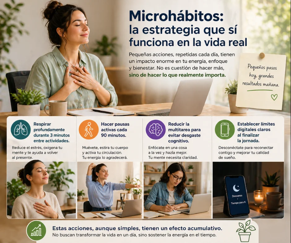 Microhábitos, la estrategia que sí funciona en la vida real.