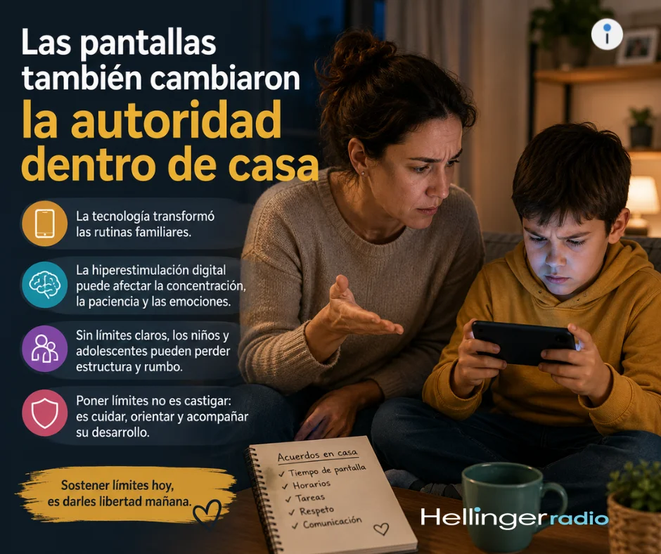 La tecnología transformó profundamente la convivencia familiar.