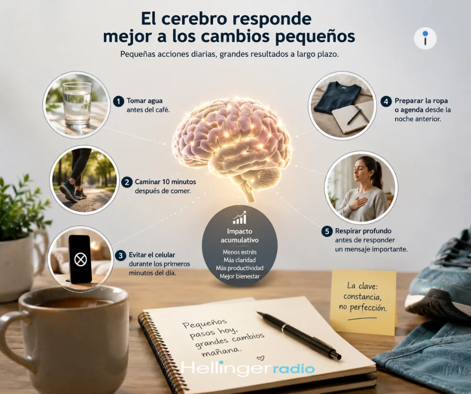 Pequeñas acciones, grandes resultados a largo plazo.