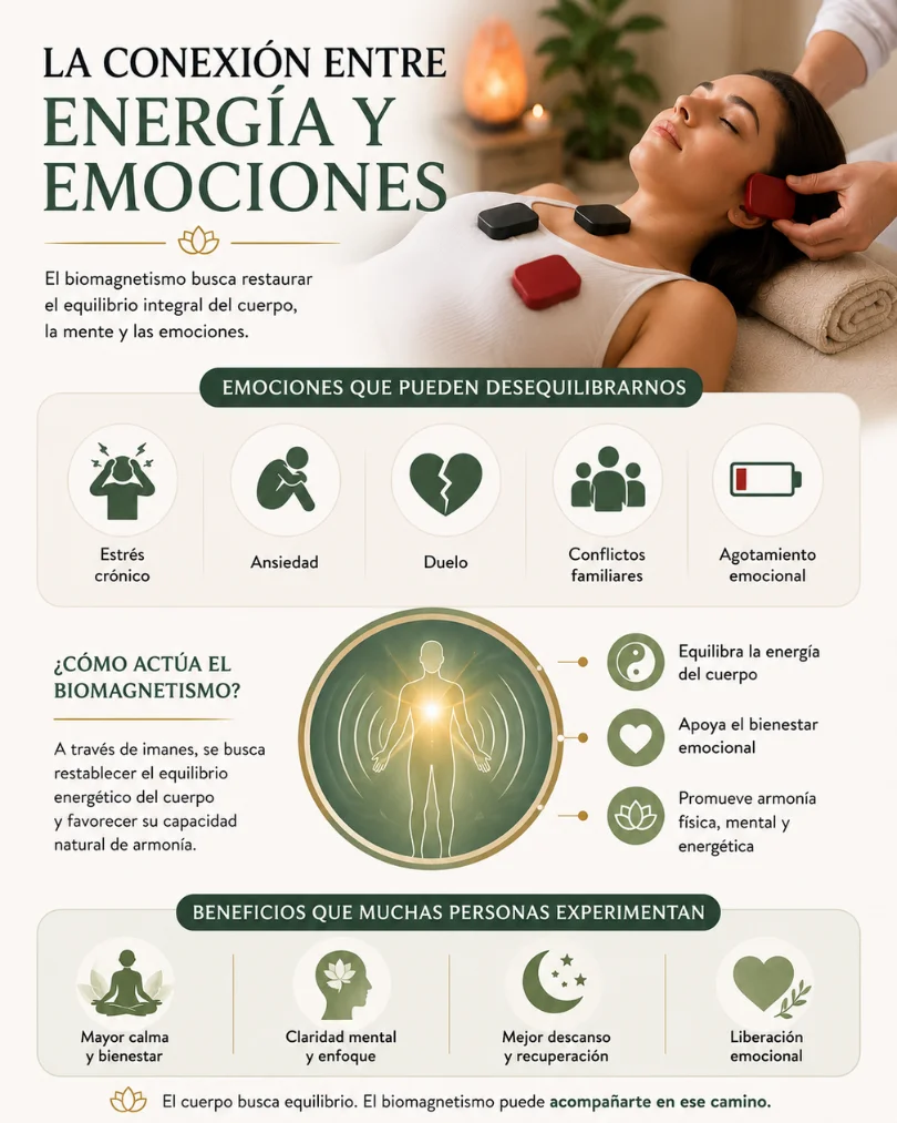 La conexión entre energía y emociones.